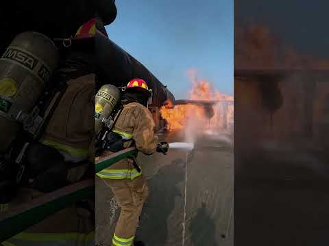 GoPro | A Firefighter's POV 🎬 Erik Fernandez #Shorts #Firefighting