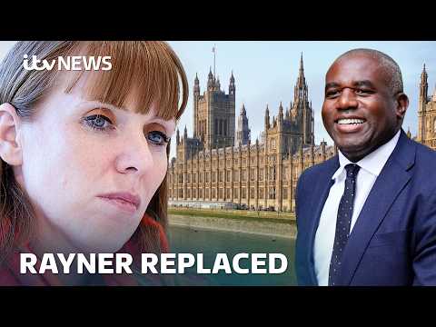 David Lammy becomes deputy prime minister in major shakeup after Angela Rayner resigns | ITV News