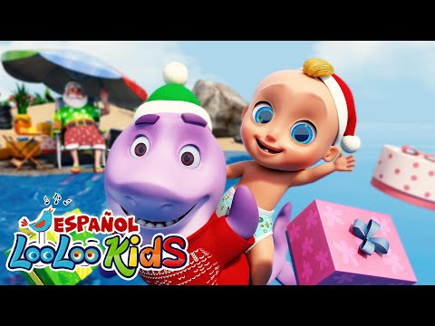 🎅 Santa Tiburón | Canciones Infantiles de Navidad | Maratón LooLoo Kids Español