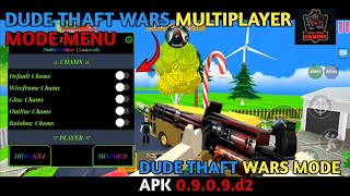 Dude That Wars Mod Menu 💥 | v0.9.0.9d2 | dude theft wars multiplayer hack mod menu 🤯