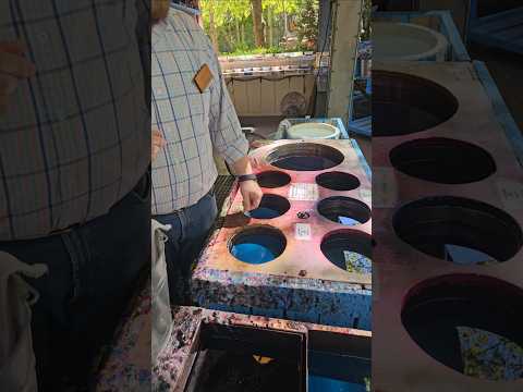 showing Lucas (booth owner) the results! #wax #hand #silverdollarcity #missouri #fyp #foryou #shorts