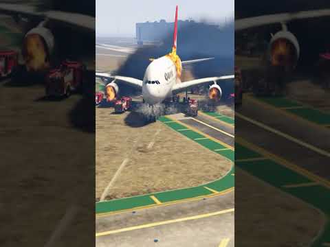Air Plane Singapore a380 Crash over U.A.E Today #shorts #fyp #gta5 #plane_crash #emirates