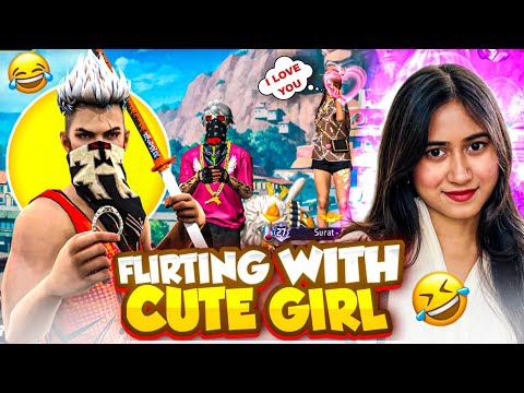 Flirting With Cute Girls 😱 - Impossible 🎯 + 24kGoldn - Mood ❤ (FreeFireighlights)