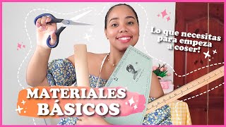 CURSO BÁSICO DE COSTURA #1: MATERIALES IMPRESCINDIBLES PARA PRINCIPIANTES - COSTURALY