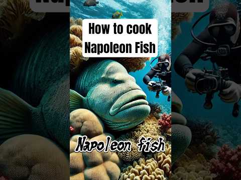 How to Cook Napoleon Fish! #fishing #fish #aquarium #shark #facts