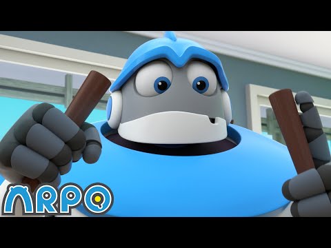 ARPO Breaks the Coffee Table! | BEST OF ARPO! | Funny Robot Cartoons for Kids!