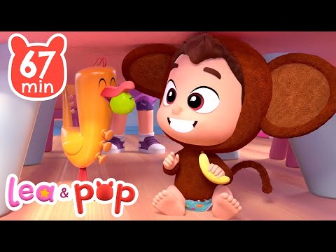 Manzanas y bananas 🍎🍌 y más música para bebés - Canciones infantiles de Lea y Pop