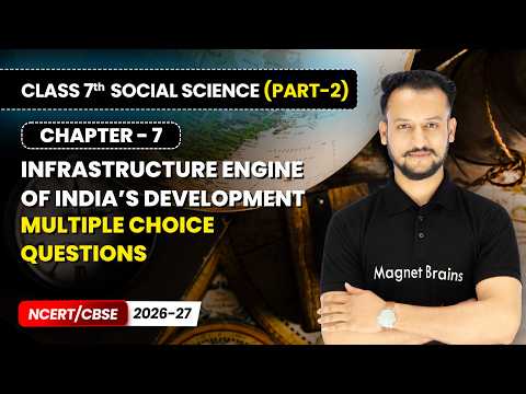 Infrastructure Engine of India’s Development - Multiple Choice Questions | Class 7th Social Science