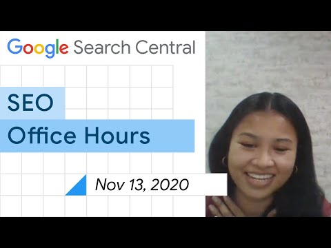 English Google SEO office-hours from November 13, 2020