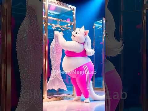 The comeback of the fat cat #cat #shorts #cutecat #drama #ai #cartoon #funny #cats #animals #pets