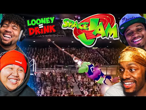 We Turned Space Jam Into A DRINKING GAME! Ft. Dom2K & CjDaChamp