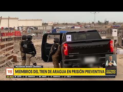 Miembros del Tren de Aragua son detenidos en Chile: 