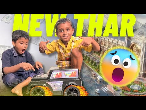 Fire🔥Mahindra Thar 4×4 , 2024 New Model Rc Toy 🧸 shocking reaction 2 Aman and Krishna