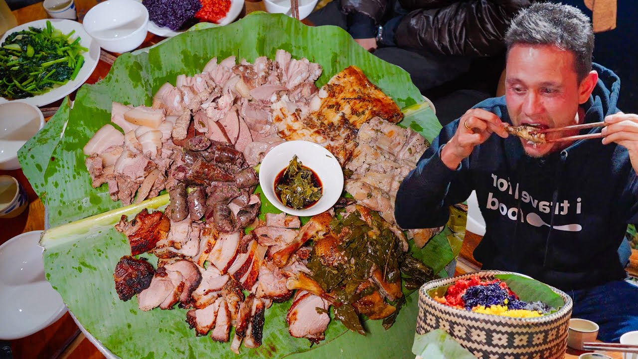 Village Food in Vietnam! Unique WHOLE DUCK + Vietnamese Barbecue in Ha Giang!