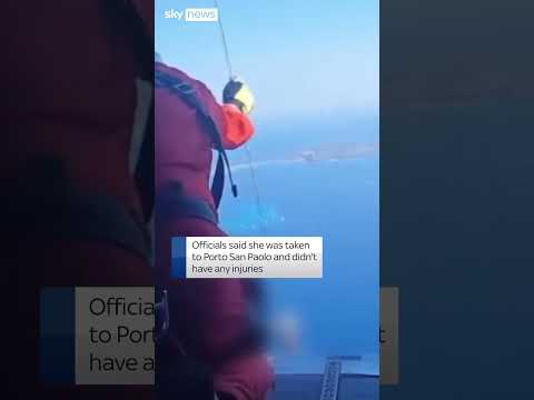 Hiker rescued from Italian island