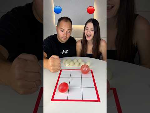 Воздушные крестики-нолики ❌⭕️#play #challenge #boardgames #games #игры #family