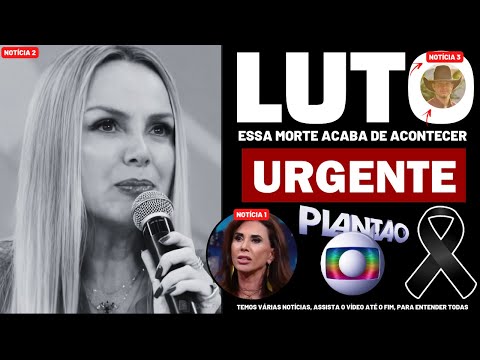 👉 INFELIZMENTE, MORRE HÁ POUCO, APÓS ACIDENTE │ Eliana, chega notícia ás pressas │ Claudia Alencar..