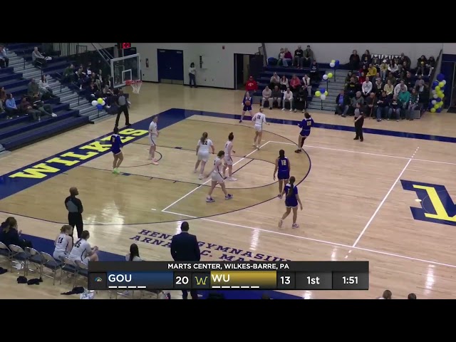 Goucher Women's Basketball at Wilkes 2/17/24