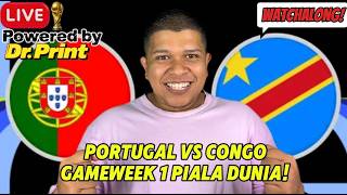 PORTUGAL VS CONGO WATCHALONG PIALA DUNIA 2026!!