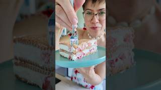 🍓 Einfache Erdbeertorte ohne Backen #ohnebacken #erdbeeren #erdbeertorte #shorts #rezept
