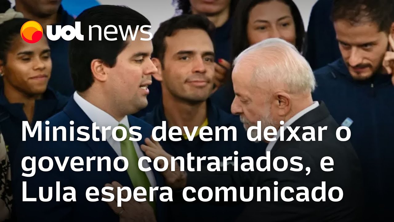 Ministros devem deixar o governo Lula contrariados presidente aguarda comunicado oficial