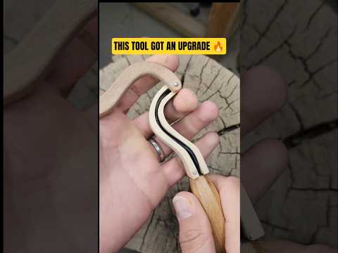This Tool Got a Serious Upgrade 🔥 | Hand-Carved Wooden Sheath