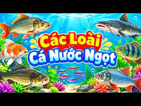 🐟 Bé Khám Phá Các Loài Cá Nước Ngọt | Học Tên Con Vật Cùng Ruby Tivi