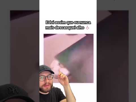 Como descascar alho com facilidade