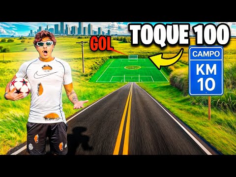 Quantos TOQUES até chegar no GOL? 😱 *PERDEU paga PRENDA!