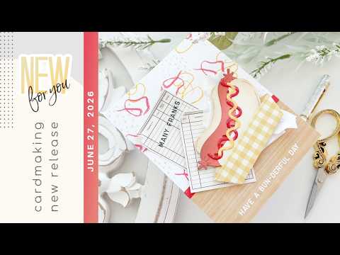 How to Make a Hot Dog Card 🌭 Hero Arts Coney Club Tutorial | DIY Cardmaking