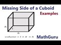 Cuboid Volume and Measurements
