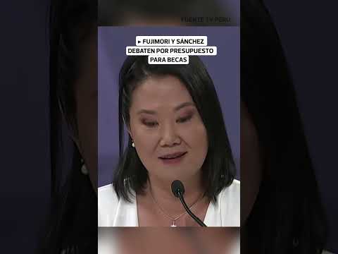 Fujimori promete más becas y Sánchez le recuerda el recorte de presupuesto | El Comercio