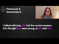 Exploring Pronouns and Antecedents in Grammar