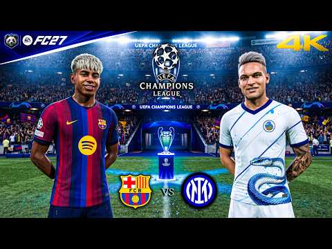 FC 27 - Barcelona vs. Inter Milan - UEFA Champions League Final | PS5™ Pro [4K60]