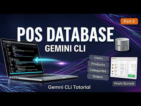 Generate POS Database Structure with Gemini CLI using GEMINI.md | AI Vibe coding POS App Part 2