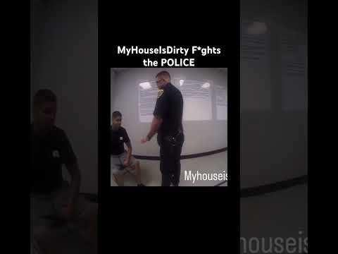 MYHOUSEISDIRTY F*GHTS THE COPS #myhouseisdirty #fyp #viralvideo