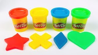 Learning with Coloured Play Doh Shapes