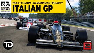 1986 F1 Custom Championship Automobilista 2 | Round 7: Italian Grand Prix