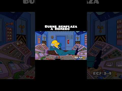 Burns remplaza a Homero 🤣 #thesimpsons #homersimpson #humor #shorts #shortsfeed #shortsviral