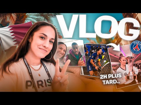 VLOG - La tournée au Qatar avec Charlotte ! 📲🏆