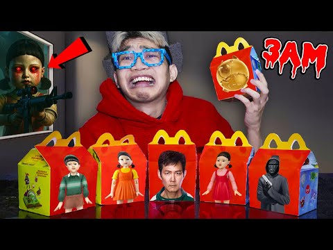 KITA Beli HAPPY MEAL Paket SQUID GAME JAM 3 PAGI!!!