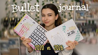 Bullet journal tour - 6 godina razlike!