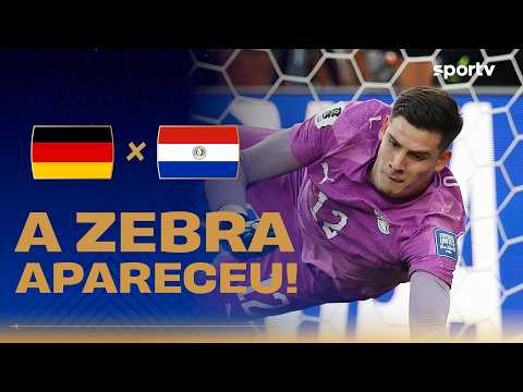 ALEMANHA 1 (3) X (4) 1 PARAGUAI | MILAGRE NOS PÊNALTIS |Giro da Rodada | Copa do Mundo 2026 | sportv