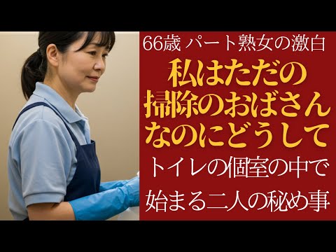 【シニア恋愛】「仕事中ですよ…」トイレ清掃員の66歳熟女と深まる愛と秘めたる恋の物語【朗読ドラマ】