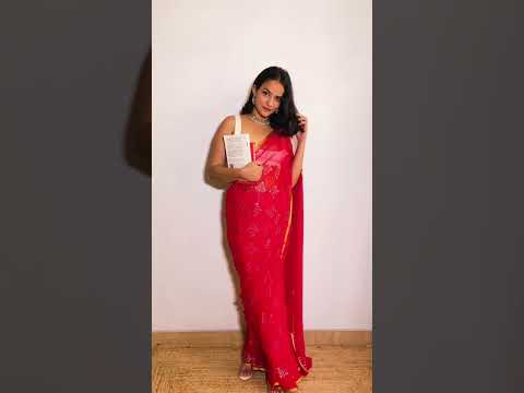Red Saree | Festive Fit | Diwali Outfit