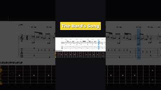 The Bard's Song – Fingerstyle Guitar (Blind Guardian)