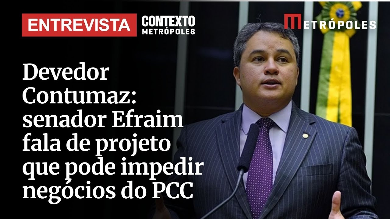 Devedor Contumaz: senador Efraim fala de projeto que pune sonegação de impostos e protege negócios