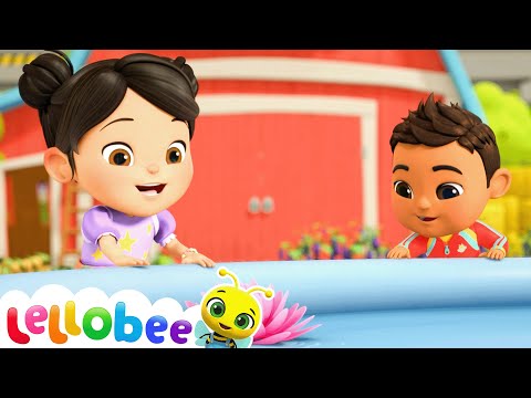 The Peaceful Pond Song | 🍯 Lellobee Kids Songs & Cartoons! Sing and Dance