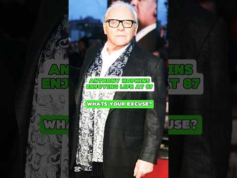 Anthony Hopkins enjoying life at 87. #love #hollywood #movie #life #enjoy #entertainment #shorts