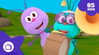 Las 40 Mejores Canciones de Bichikids 🦋 5, 6 y 7 | Canciones Infantiles (85min) | El Reino Infantil